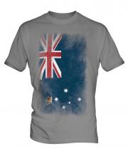 Victoria Faded Flag Mens T-Shirt