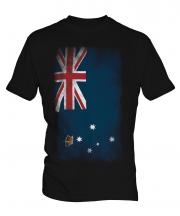 Victoria Faded Flag Mens T-Shirt