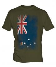 Victoria Faded Flag Mens T-Shirt