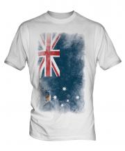 Victoria Faded Flag Mens T-Shirt