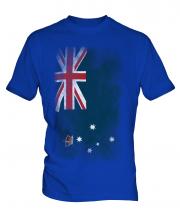 Victoria Faded Flag Mens T-Shirt