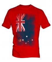 Victoria Faded Flag Mens T-Shirt