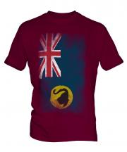 Western Australia Faded Flag Mens T-Shirt