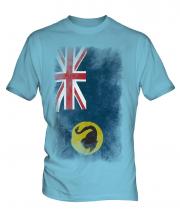 Western Australia Faded Flag Mens T-Shirt