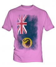 Western Australia Faded Flag Mens T-Shirt
