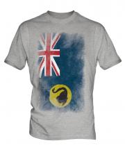Western Australia Faded Flag Mens T-Shirt