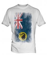 Western Australia Faded Flag Mens T-Shirt