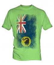 Western Australia Faded Flag Mens T-Shirt