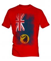 Western Australia Faded Flag Mens T-Shirt