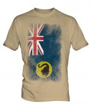 Western Australia Faded Flag Mens T-Shirt