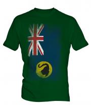 Western Australia Faded Flag Mens T-Shirt