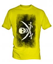 Pirate Faded Flag Mens T-Shirt