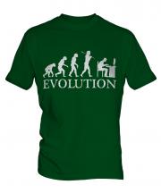 Computer Geek Evolution Mens T-Shirt
