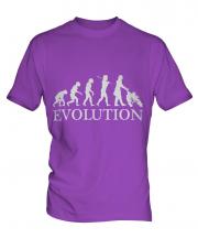 Mum With Pushchair Evolution Mens T-Shirt