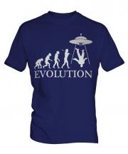 Ufo Invasion Evolution Mens T-Shirt