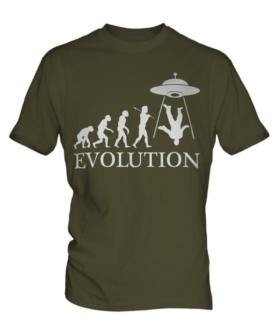 Ufo Invasion Evolution Mens T-Shirt