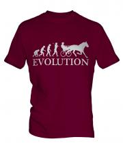 Horse And Cart Racing Evolution Mens T-Shirt