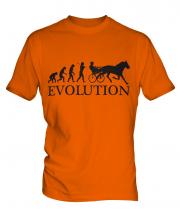 Horse And Cart Racing Evolution Mens T-Shirt