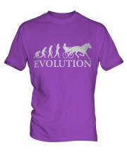 Horse And Cart Racing Evolution Mens T-Shirt