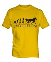 Horse And Cart Racing Evolution Mens T-Shirt