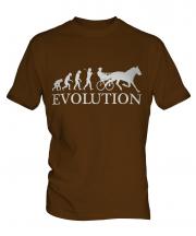 Horse And Cart Racing Evolution Mens T-Shirt