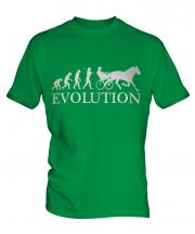 Horse And Cart Racing Evolution Mens T-Shirt