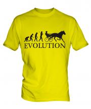 Horse And Cart Racing Evolution Mens T-Shirt