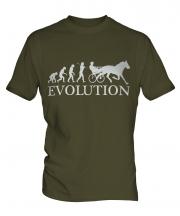 Horse And Cart Racing Evolution Mens T-Shirt