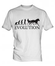Horse And Cart Racing Evolution Mens T-Shirt