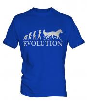 Horse And Cart Racing Evolution Mens T-Shirt