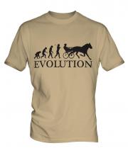 Horse And Cart Racing Evolution Mens T-Shirt