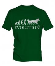 Horse And Cart Racing Evolution Mens T-Shirt