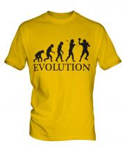 American Football Quarterback Evolution Mens T-Shirt
