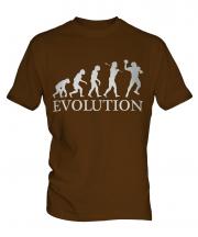 American Football Quarterback Evolution Mens T-Shirt
