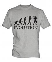 American Football Quarterback Evolution Mens T-Shirt