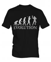 American Football Quarterback Evolution Mens T-Shirt