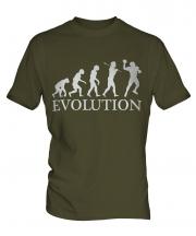American Football Quarterback Evolution Mens T-Shirt