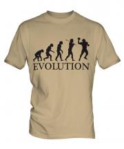 American Football Quarterback Evolution Mens T-Shirt