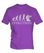 Television Cameraman Evolution Mens T-Shirt