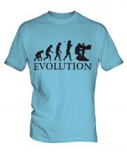 Television Cameraman Evolution Mens T-Shirt