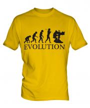 Television Cameraman Evolution Mens T-Shirt