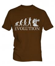 Television Cameraman Evolution Mens T-Shirt