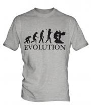 Television Cameraman Evolution Mens T-Shirt