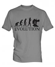 Television Cameraman Evolution Mens T-Shirt