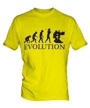 Television Cameraman Evolution Mens T-Shirt