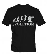 Television Cameraman Evolution Mens T-Shirt