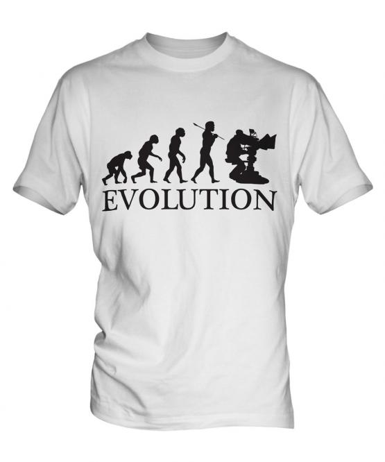 Television Cameraman Evolution Mens T-Shirt
