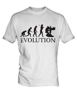 Television Cameraman Evolution Mens T-Shirt