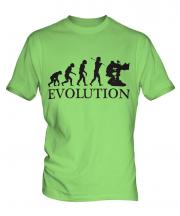Television Cameraman Evolution Mens T-Shirt