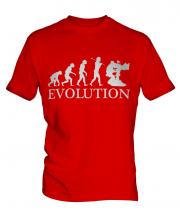 Television Cameraman Evolution Mens T-Shirt